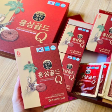 Nước Hồng Sâm Nhung Hươu Linh Chi Gold Q Hàn Quốc 50ml/gói x 5 gói/hộp