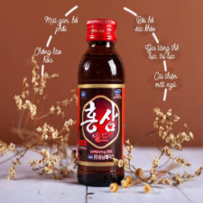 Nước Hồng Sâm Hàn Quốc 100ml/chai x 10 chai/hộp (Korea Red Ginseng Drink)