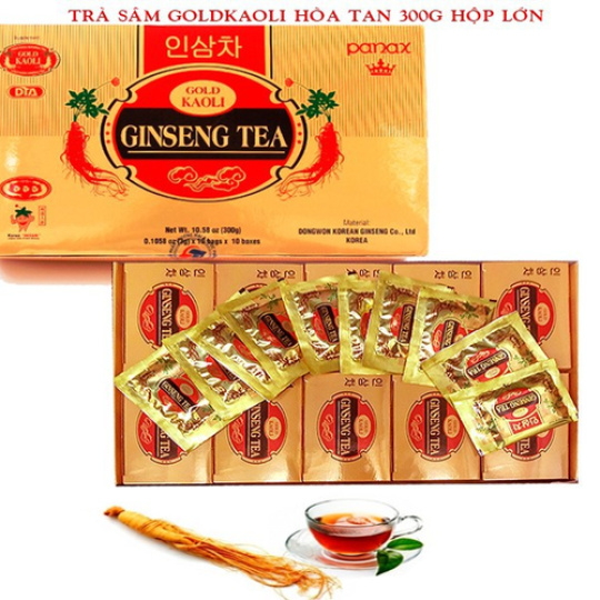 Trà sâm Gold Kaoli Ginseng Tea Hộp 3g x 100 gói